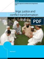 The Jirga Justice and Conflict Transformation