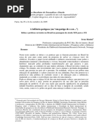 A infância perigosa (ou “em perigo de o ser...”)  Idéias e práticas correntes no Brasil na passagem do século XIX para o XX 