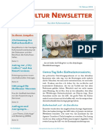 Kultur Newsletter 8