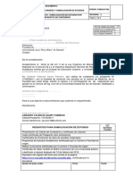 Formato PMA 02 F 001 Solicitud de Homologación de Estudios