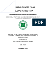 Diseño de Relavera PDF