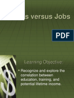 career vs job powerpoint