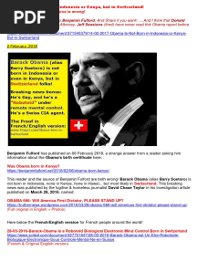 14-02-2018-Obama Was Not Born in Indonesia or Kenya, But in Switzerland!