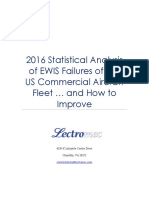 2016 Statistical Analysis of EWIS Failures of The US Commercial Aircraft