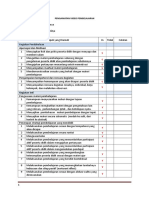 Format Pengamatan VIDEO