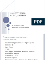 ANAESTHESIA For Copd Asthma
