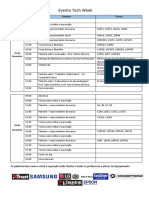 Programa Tech Week Com Turmas