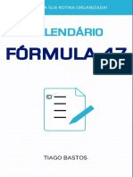 10 - Calendário Do Treino