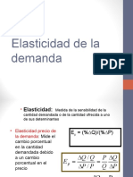 Elasticida de La Demanda y Oferta