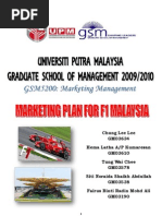 Download Marketing Plan for F1 Malaysian GP 2010 by tungwc SN37155342 doc pdf