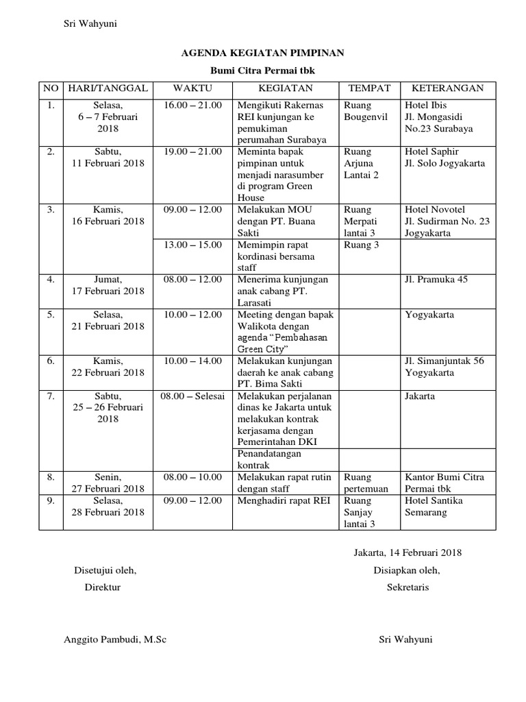 Contoh Soal Dan Jawaban Ukk Menangani Jadwal Kegiatan Pimpinan Dunia Sosial