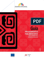 Guia de Procedimiento Parlamentario Ecuador PDF