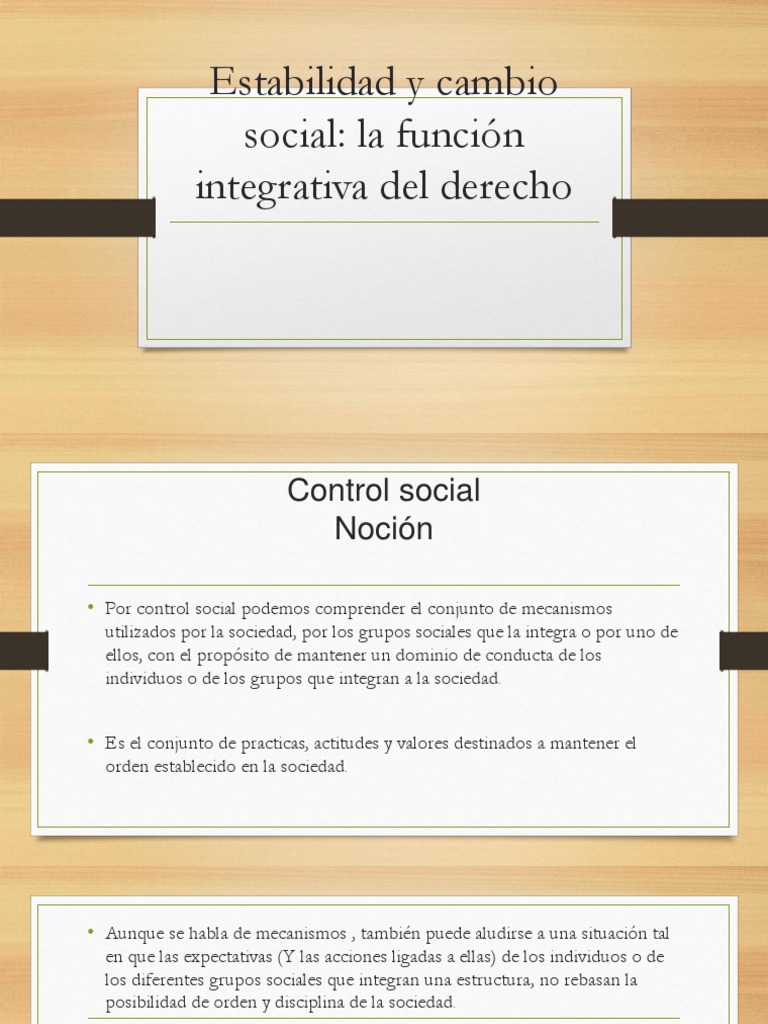 Estabilidad y Cambio Social | PDF | Sociedad | Comportamiento