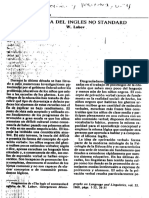 LABOV La Logica Del Ingles No Standar PDF