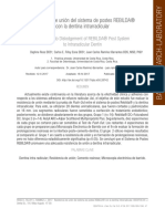 7 Resistencia de Unión Del Sistema de Postes REBILDA