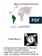 Trade Blocs of South America