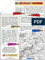 Calcula y Colorea - Ejercicicos Variados PDF