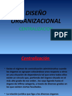 Diseño Organizacional-Centralización