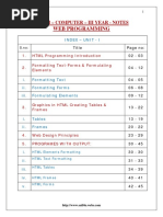 Web Programming Notes PDF