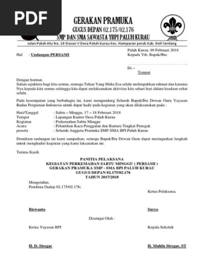 40 Contoh Surat Undangan Acara Untuk Guru Gratis Terbaru