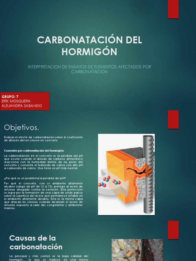 Carbonatación Del Hormigón