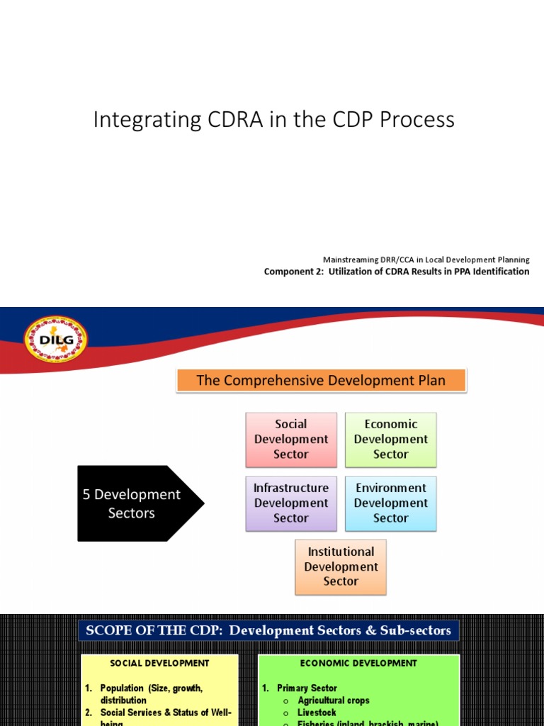 CDP Process and Development Sectors | PDF | Infrastructure | Water ...