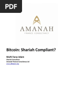 Research Paper On Bitcoin Mufti Faraz Adam