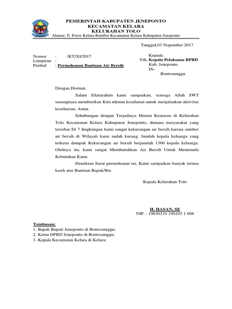 Contoh Surat Kelulusan Permohonan Jawatan