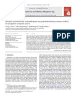 Dynamic Simulation For Internally Heat-Integrated Distillation Columns (HIDiC) For Propylene-Propane System