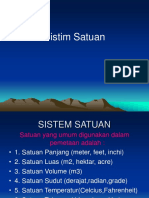 Sistem Satuan