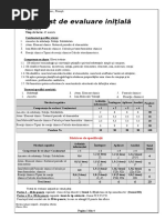 Test Initial Clasa A Ix - 2012