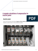 4 Example Calculations of Compensation For Reactive Power - EEP
