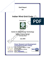 Indian Wind Grid Code: Draft Report On