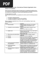 Bucks Application Guidance Notes