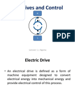 DC Drives and Control: Lecturer: L.J. Ngoma