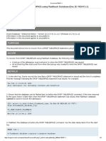 Applies To:: Recover From DROP TABLESPACE Using Flashback Database (Doc ID 783471.1)