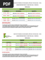 Horário - Proifma 2014 - Professores