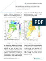 Informe SMN Precipitaciones Ene2018