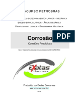 Amostra Petrobras Eng. Equipamentos Jr. Mecanica Corrosão