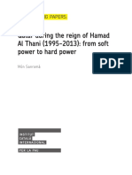 Qatar During The Reign of Hamad Al Thani (1995-2013) : From Soft Power To Hard Power
