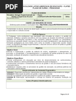 Estagio Supervisionado Em Gestão e Supervisão Escolar Ementa