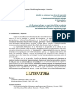 Programa para un estudio literario en Gilles Deleuze