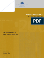 Working Paper Series: The Determinants of Bank Capital Structure