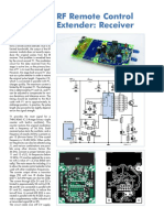 RF Remote Control Receiver Circuit Extends Range