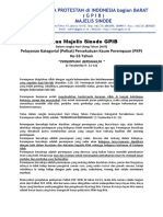 Pesan Majelis Sinode GPIB Dalam Rangka HUT 53 PKP PDF