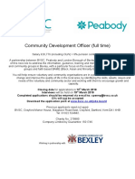 Community Development Officer (Full Time) : Previous Applicants Need Not Apply