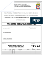 Tav. A7 - Relazione Di Verifica Di Stabilità Del Versante