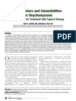 (Original) Risk Factor and Comorbidities of Onichomycosis PDF