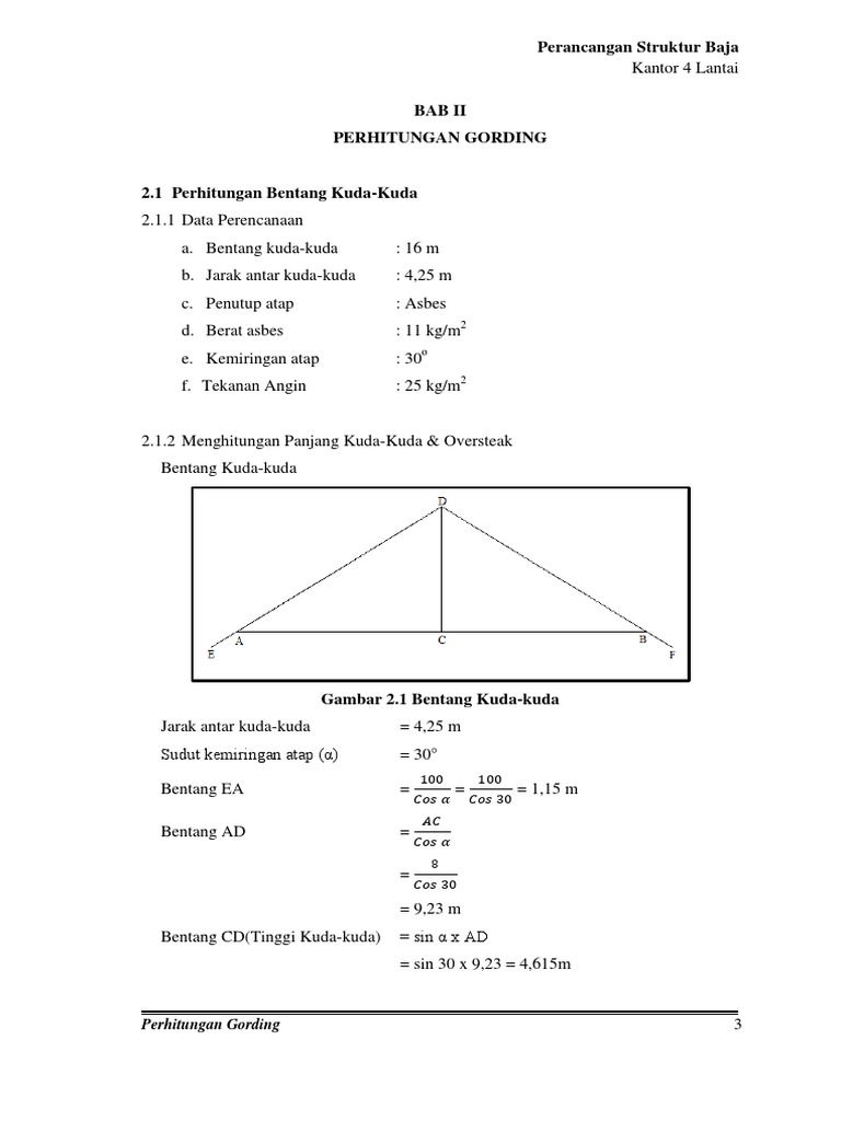 2 Bab Ii Perhitungan Gording 3 15