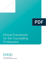 Ethical Framework For The Counselling Professions - BACP